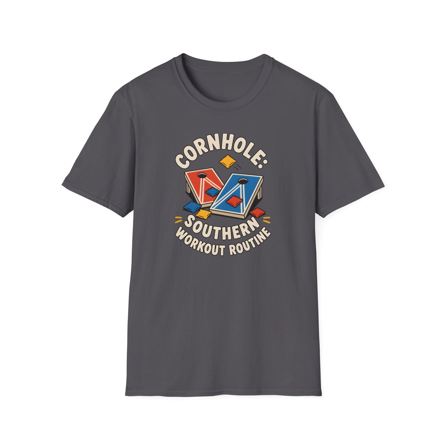 Cornhole Southern Workout Routine Fun Game T-Shirt