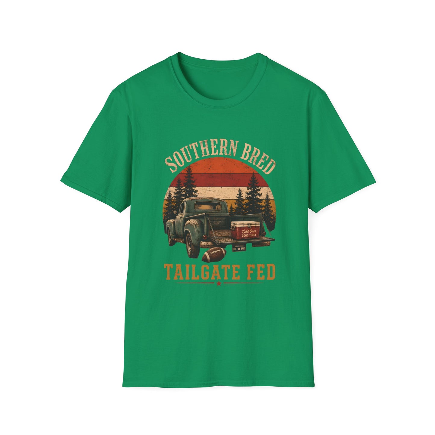 Southern Bred Tailgate Fed Vintage Truck T-Shirt