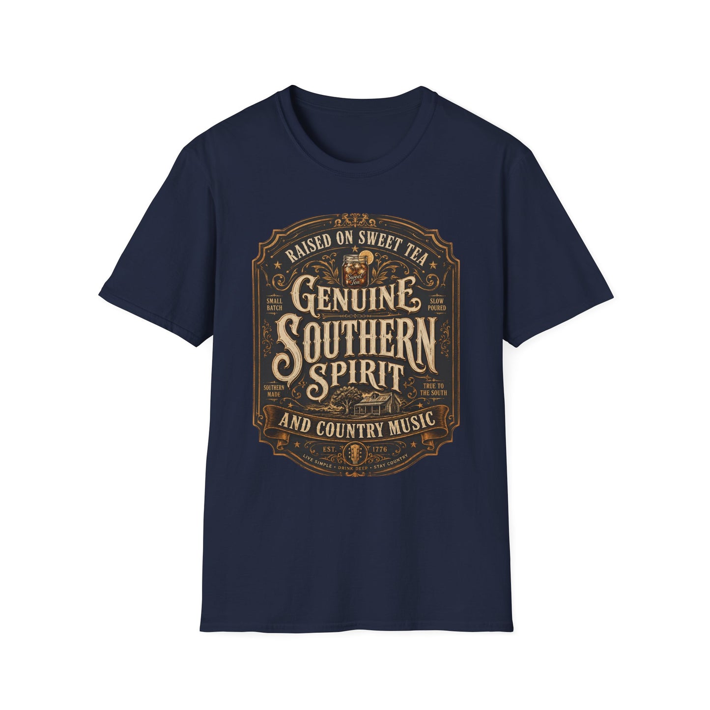 Genuine Southern Spirit Sweet Tea Country Music T-Shirt