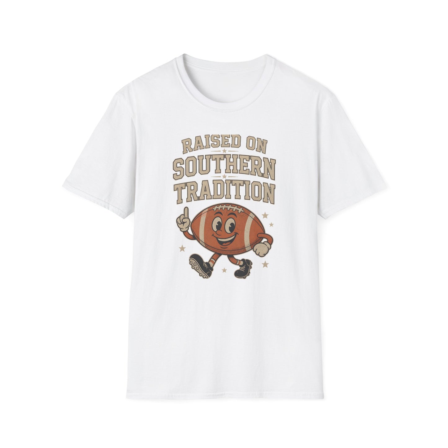 Raised On Southern Tradition Football Fan T-Shirt