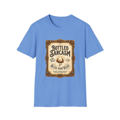 Bottled Sarcasm Vintage Label Graphic T-Shirt