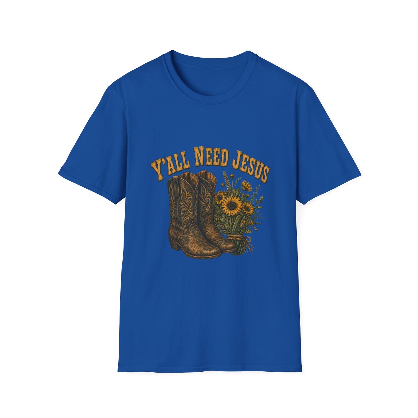 I'll Need Jesus Cowboy Western Faith T-Shirt