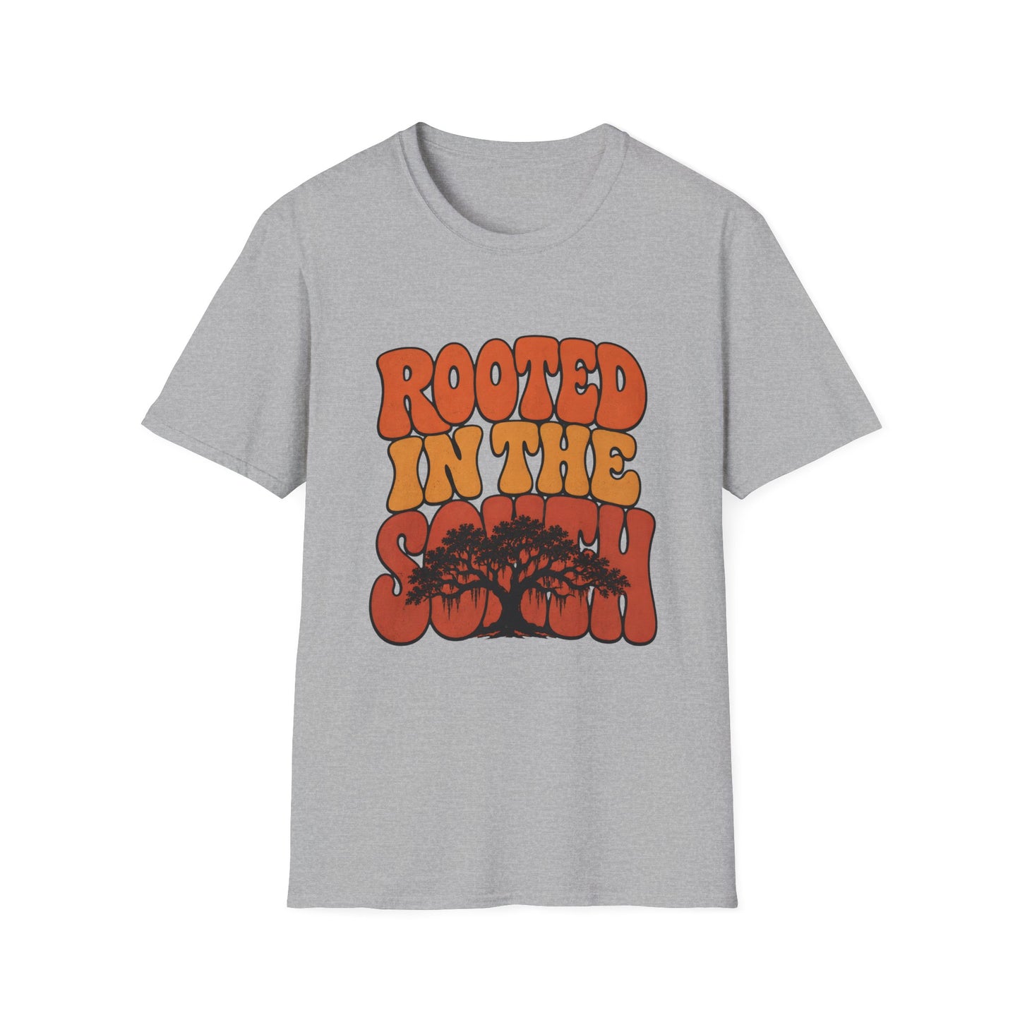 Rooted In The South Tree Silhouette T-Shirt
