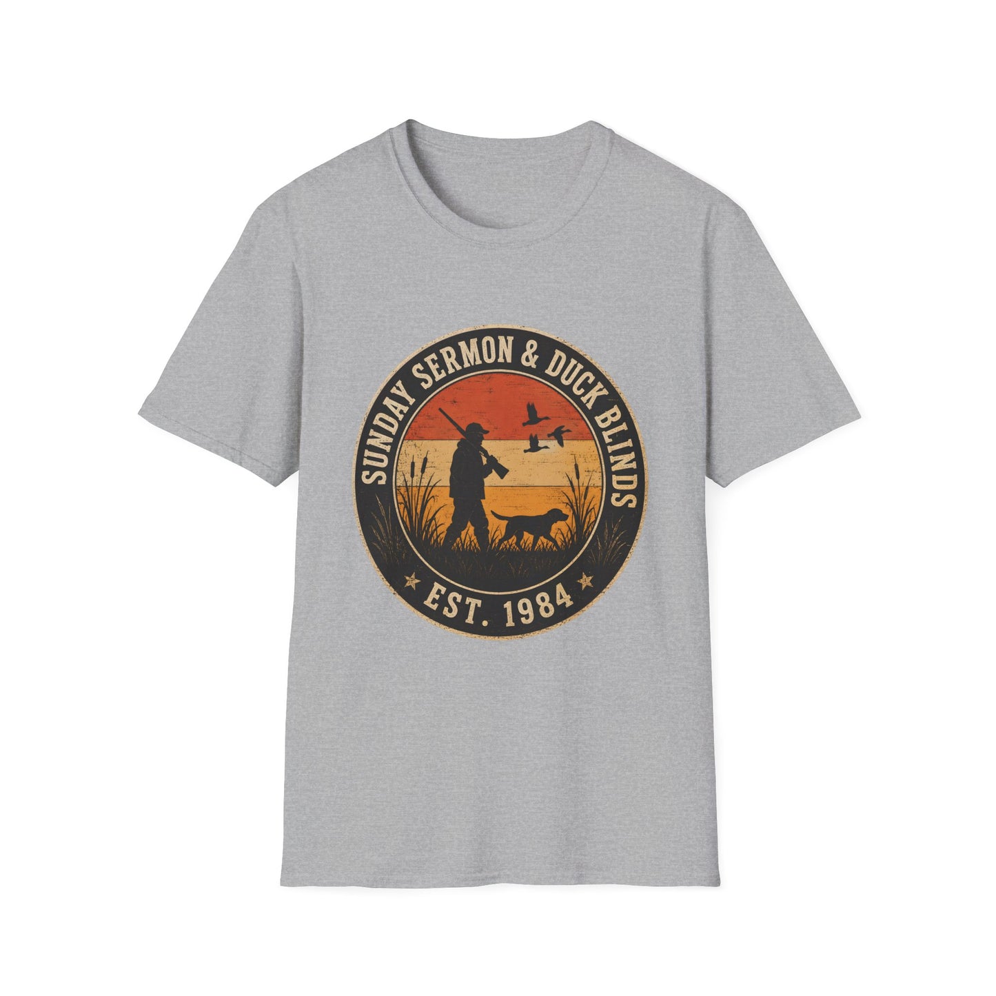 Sunday Sermon And Duck Blinds Est 1984 T-Shirt