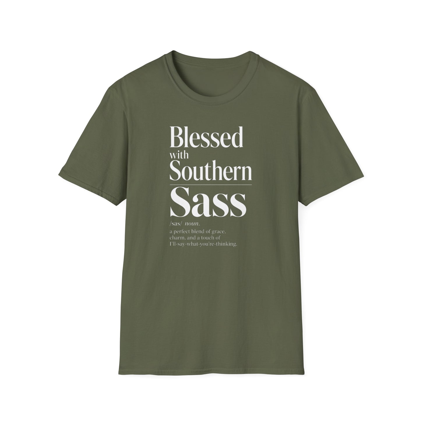 Blessed With Southern Sass Definition T-Shirt