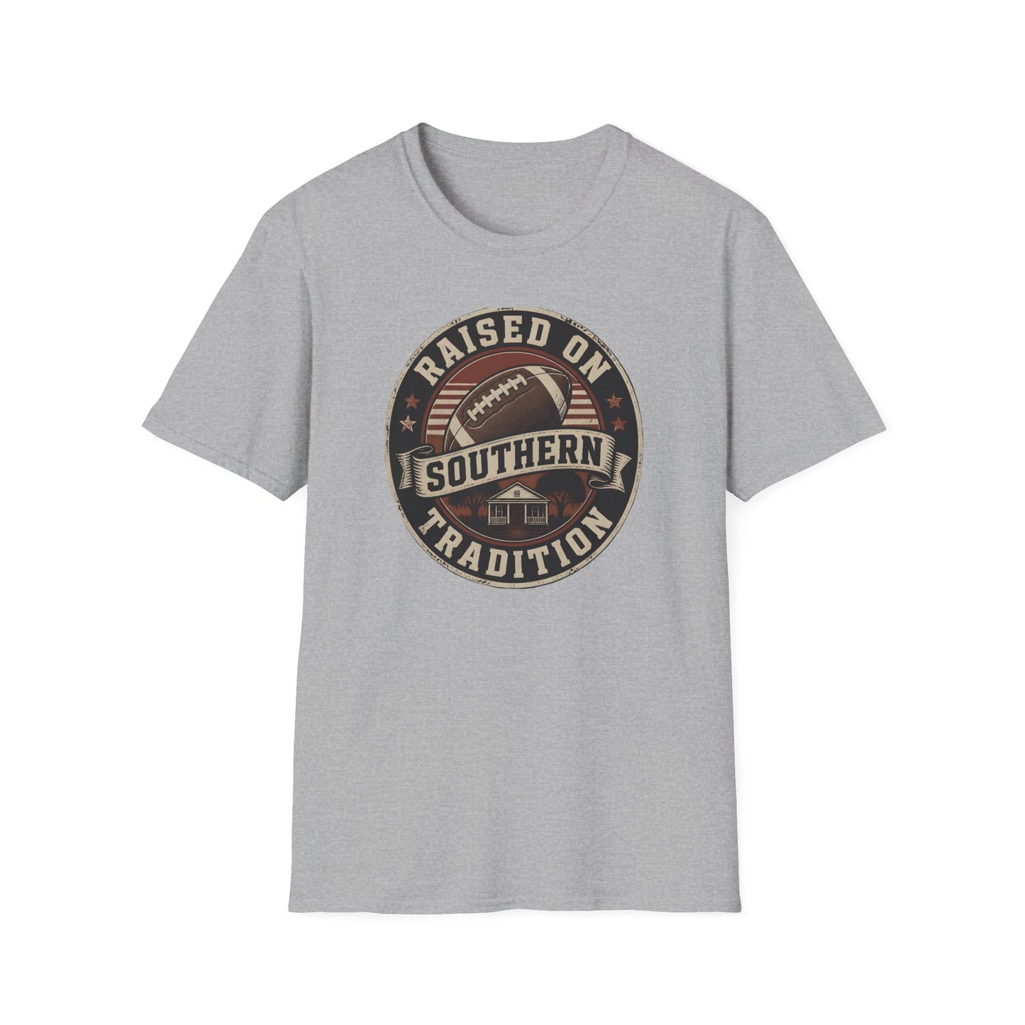 Raised On Southern Tradition Football Heritage T-Shirt