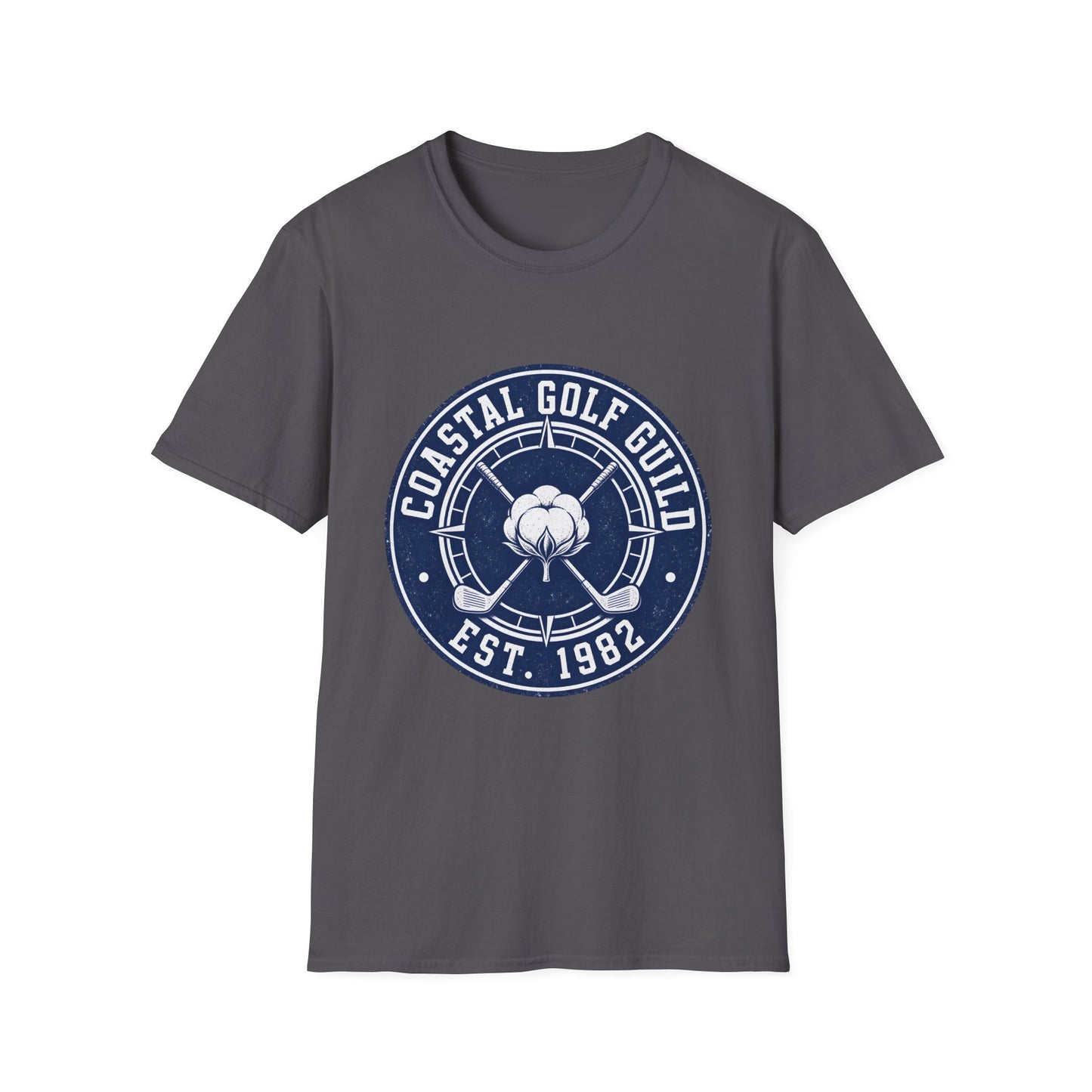 Coastal Golf Guild Vintage Golf Logo (Est. 1982) T-Shirt