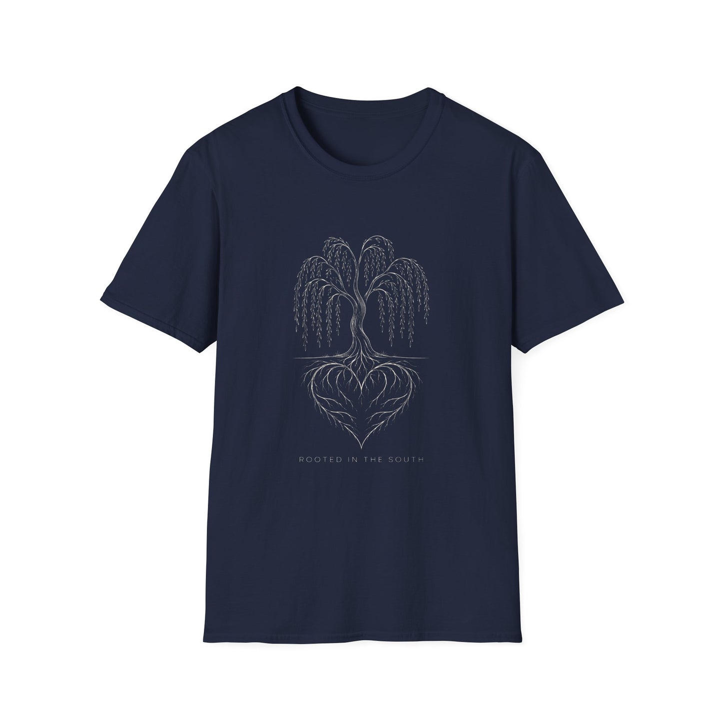 Rooted In The South Willow Tree Heart T-Shirt