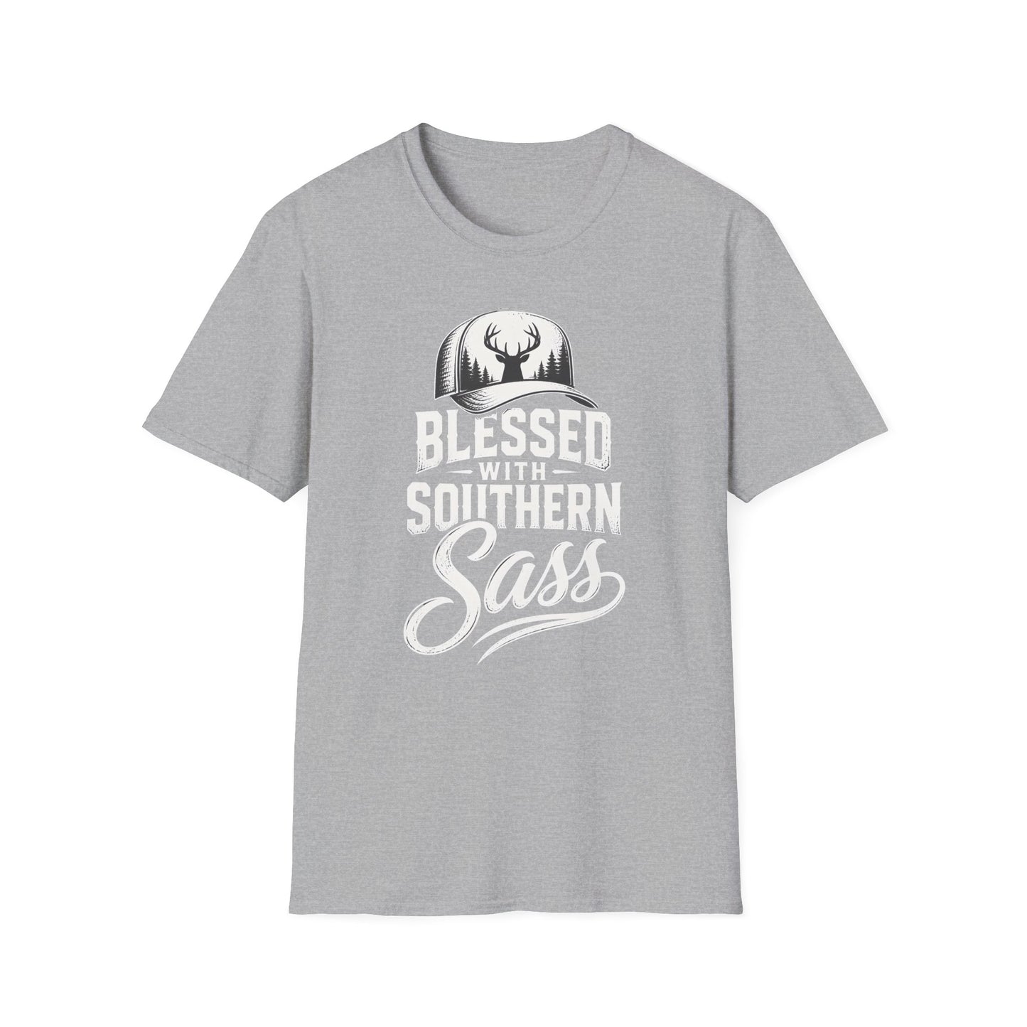 Blessed With Southern Sass Deer Hat T-Shirt
