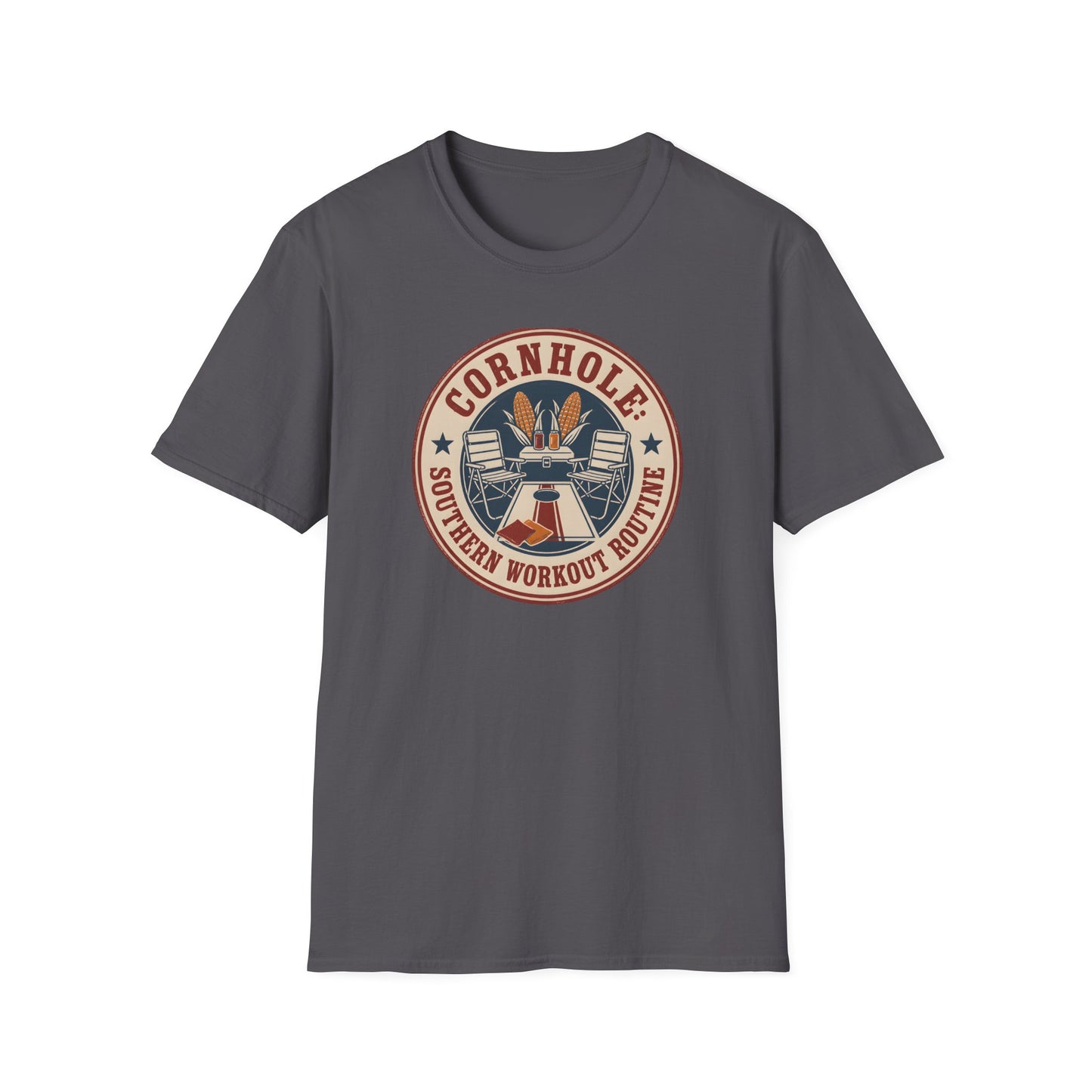 Cornhole Southern Workout Routine Fun Game T-Shirt