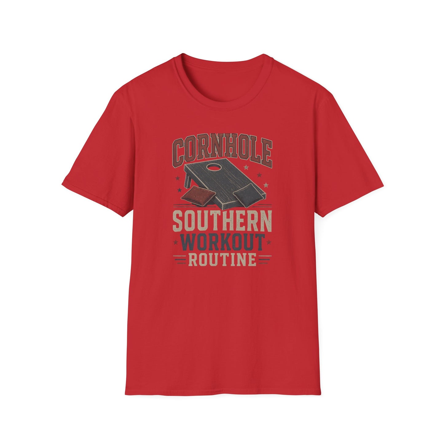 Cornhole Southern Workout Routine T-Shirt