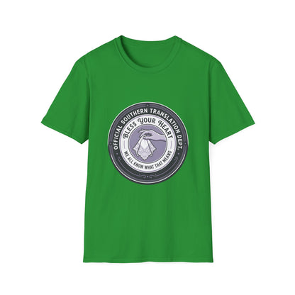 Bless Your Heart Southern Translation Dept. Graphic T-Shirt - HomeGrown South Graphic Tee (View 6)