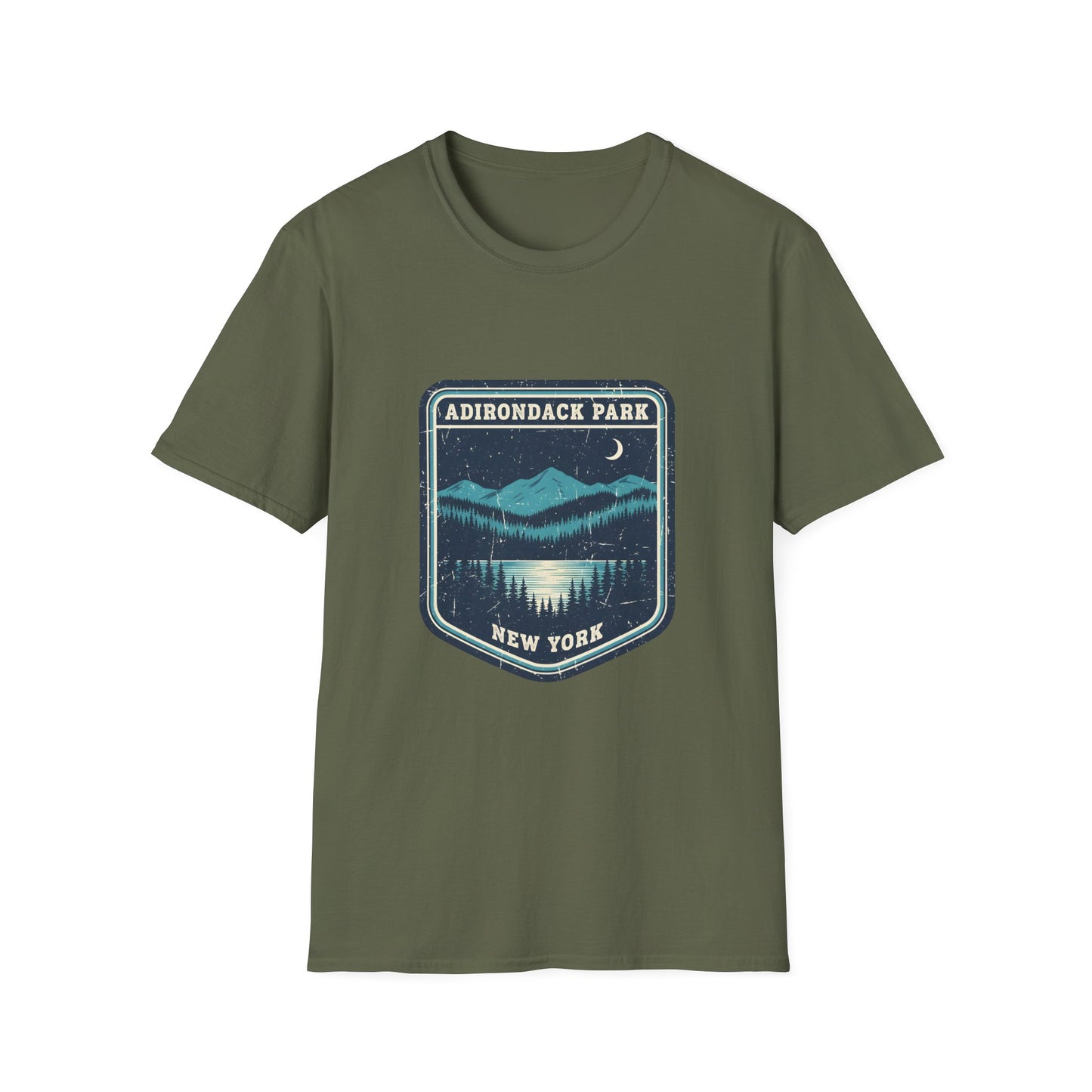 Adirondack Park New York Mountain Nature Camping Outdoors T-Shirt