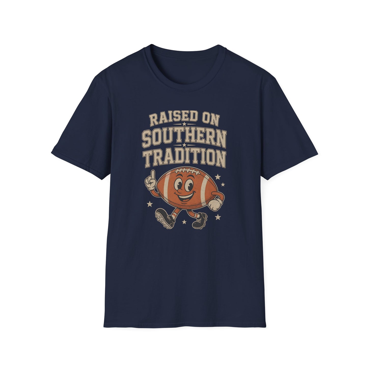 Raised On Southern Tradition Football Fan T-Shirt
