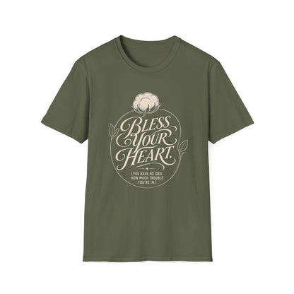 military green front mockup