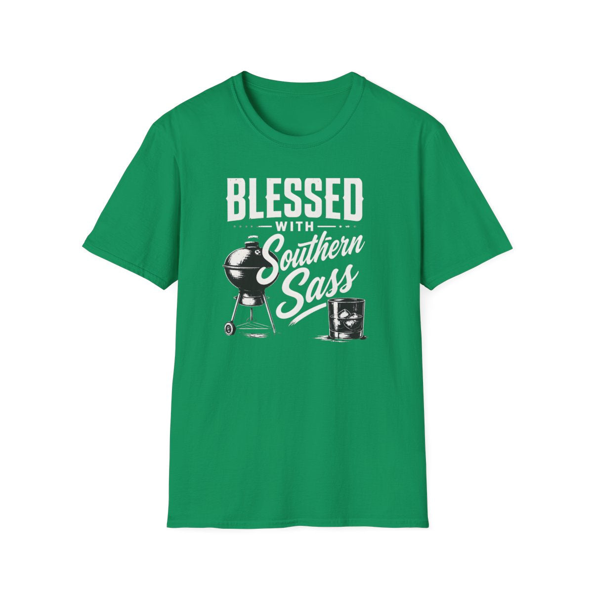 kelly green front mockup