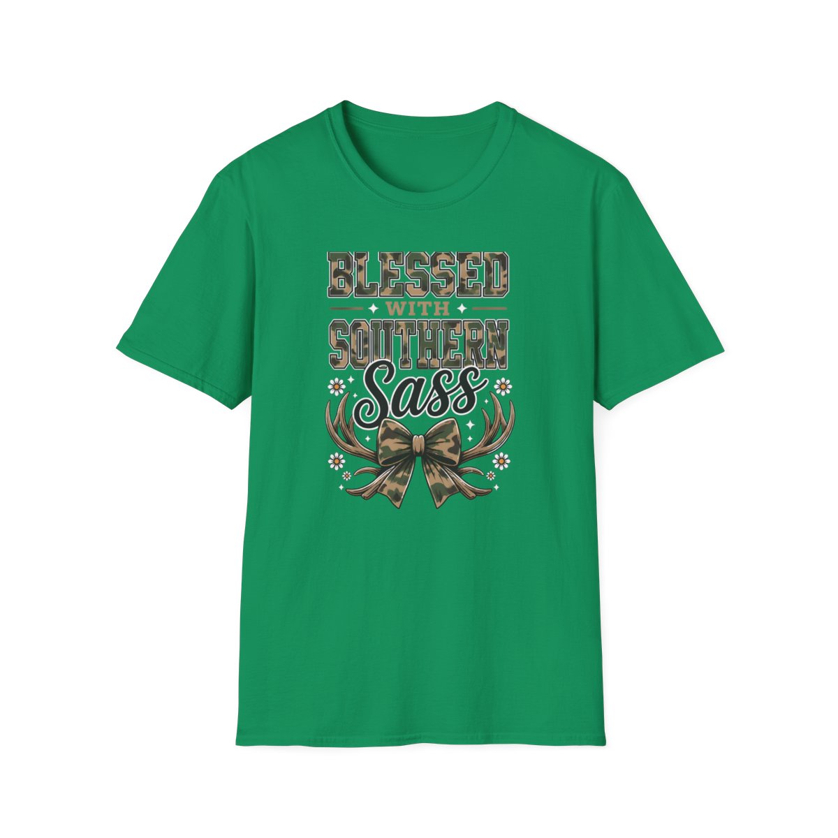 kelly green front mockup