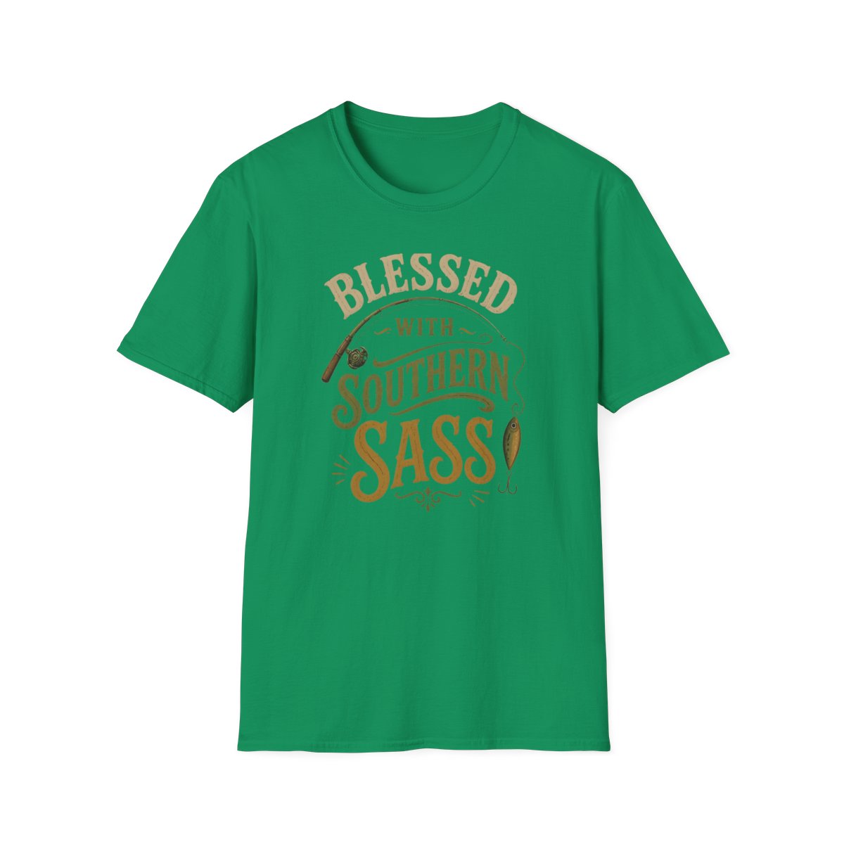kelly green front mockup