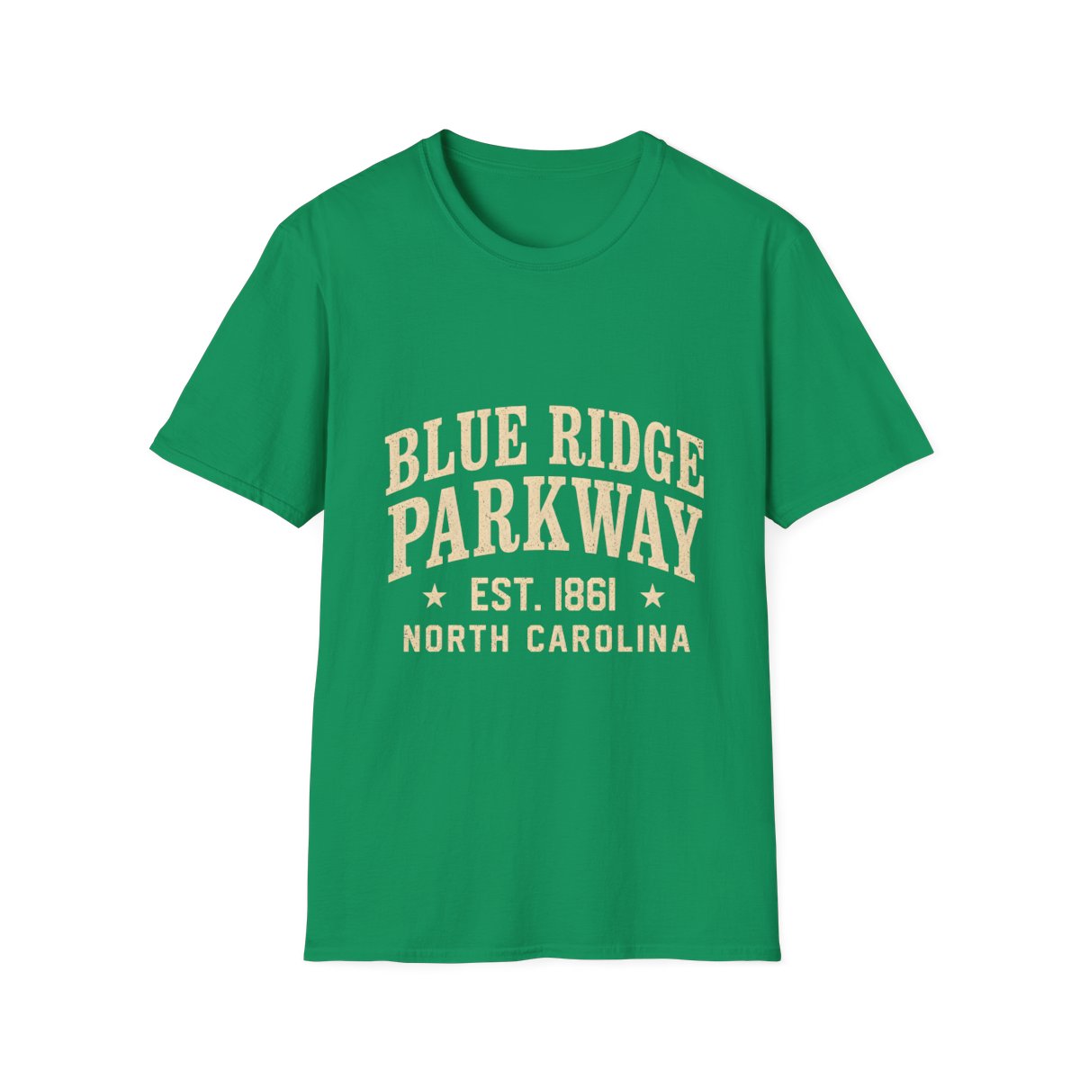 kelly green front mockup