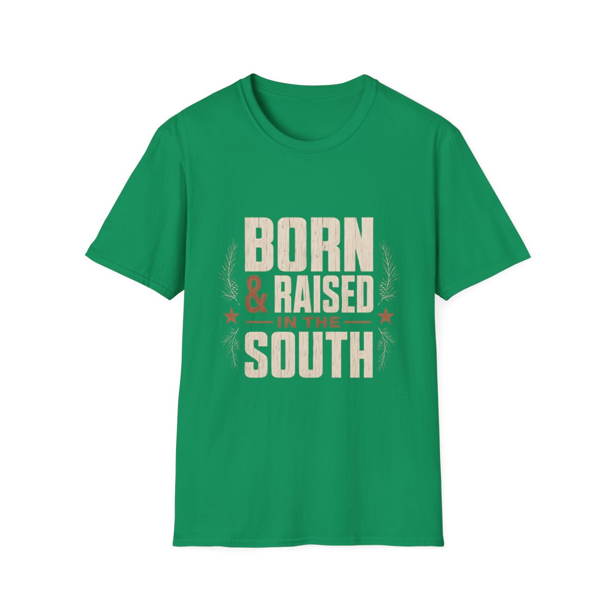 kelly green front mockup