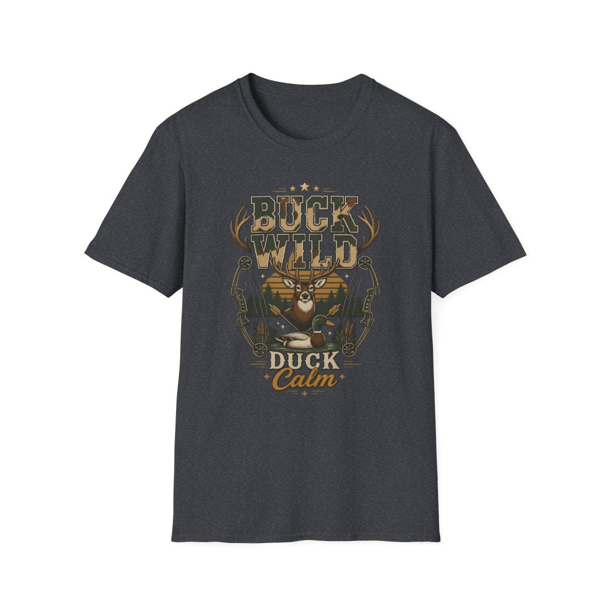 dark heather grey front mockup