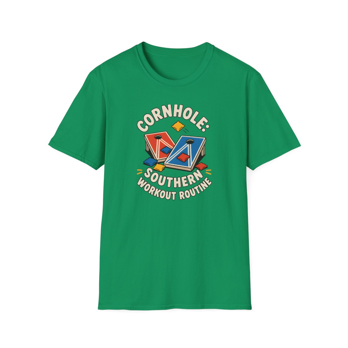 kelly green front mockup