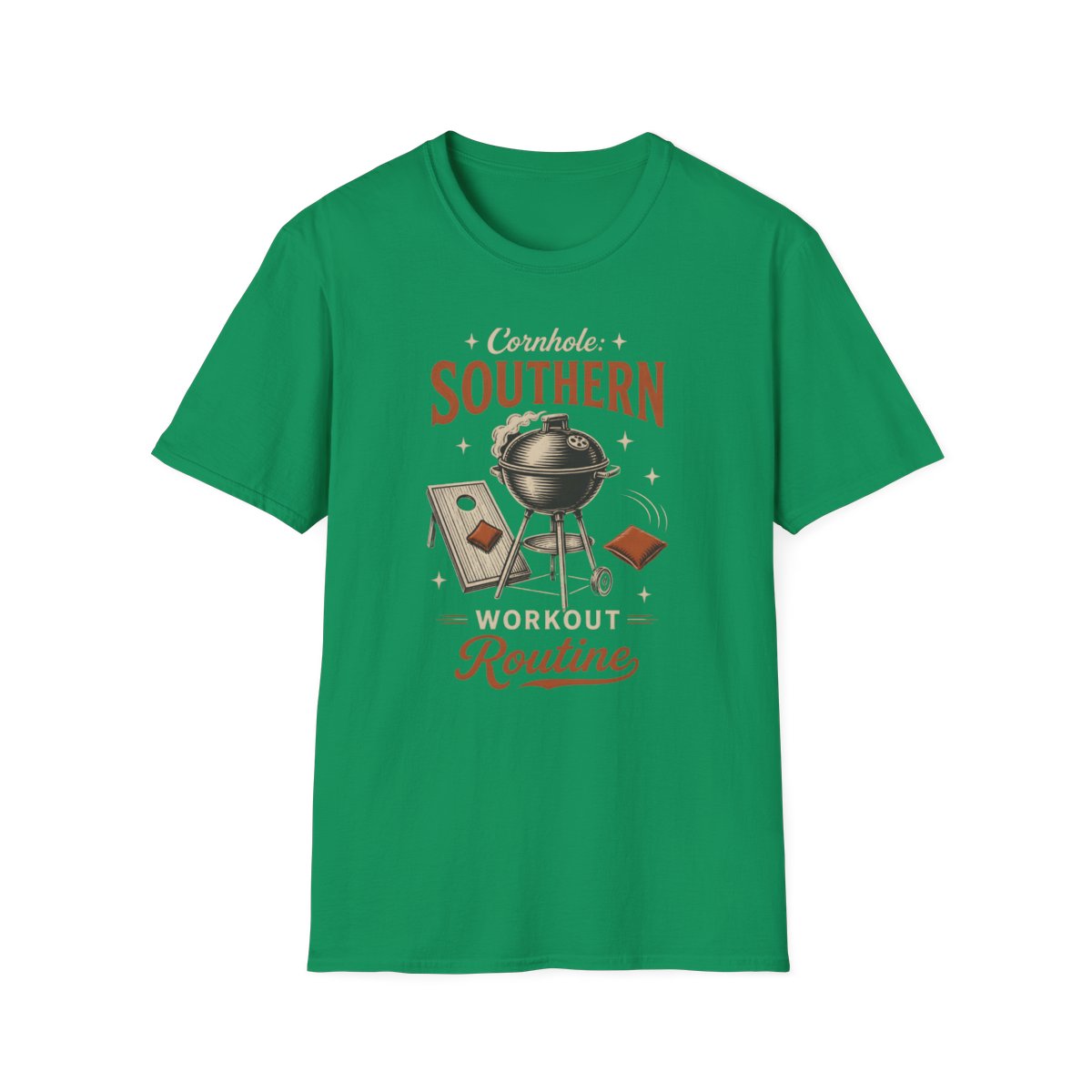 kelly green front mockup