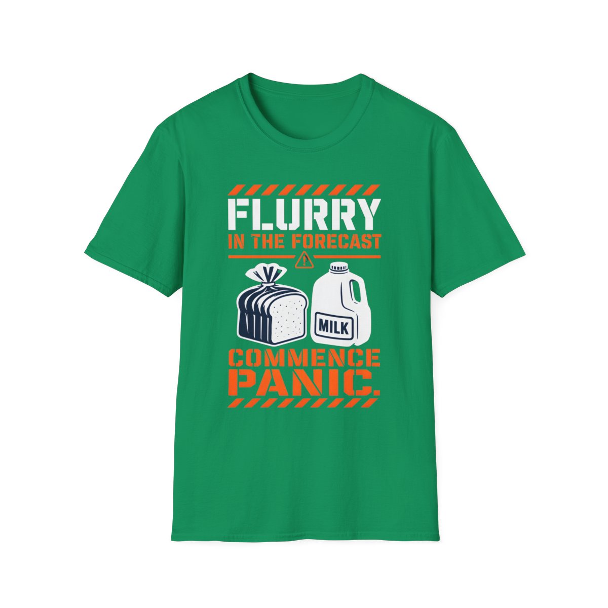 kelly green front mockup