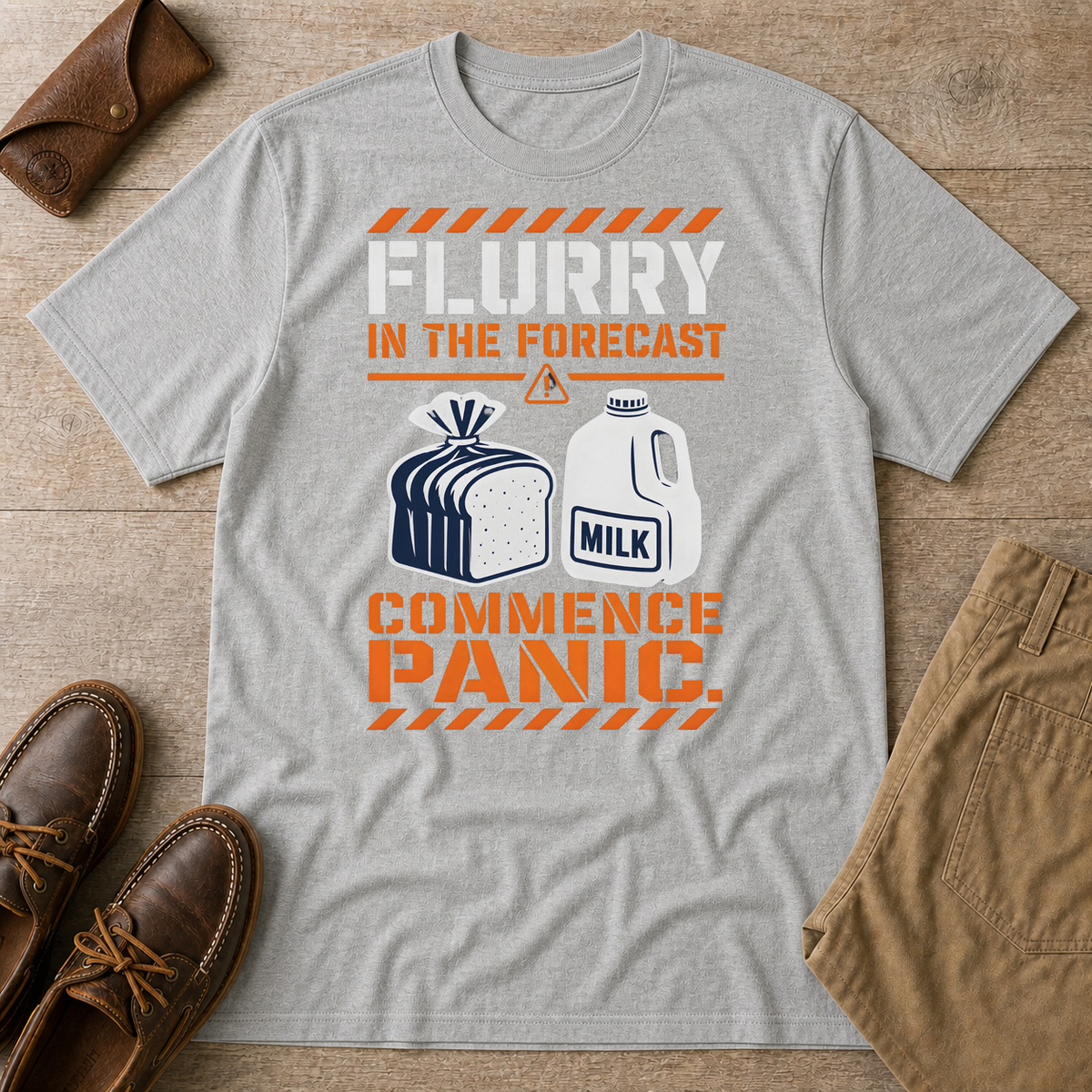 Sport Grey custom flatlay mockup