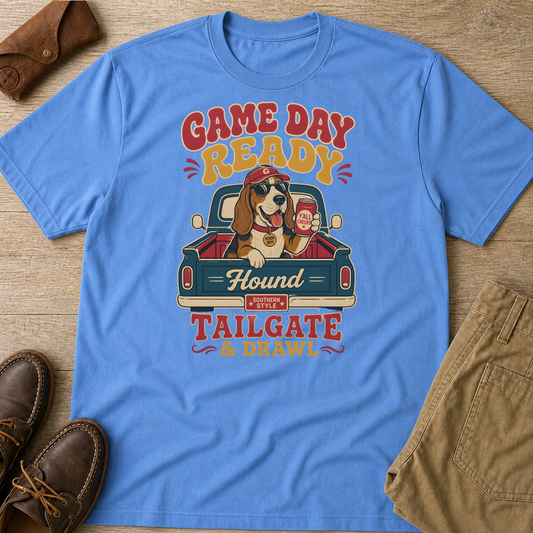 Game Day Ready Southern Hound Tailgate T-Shirt - HomeGrown South Graphic Tee (View 1)