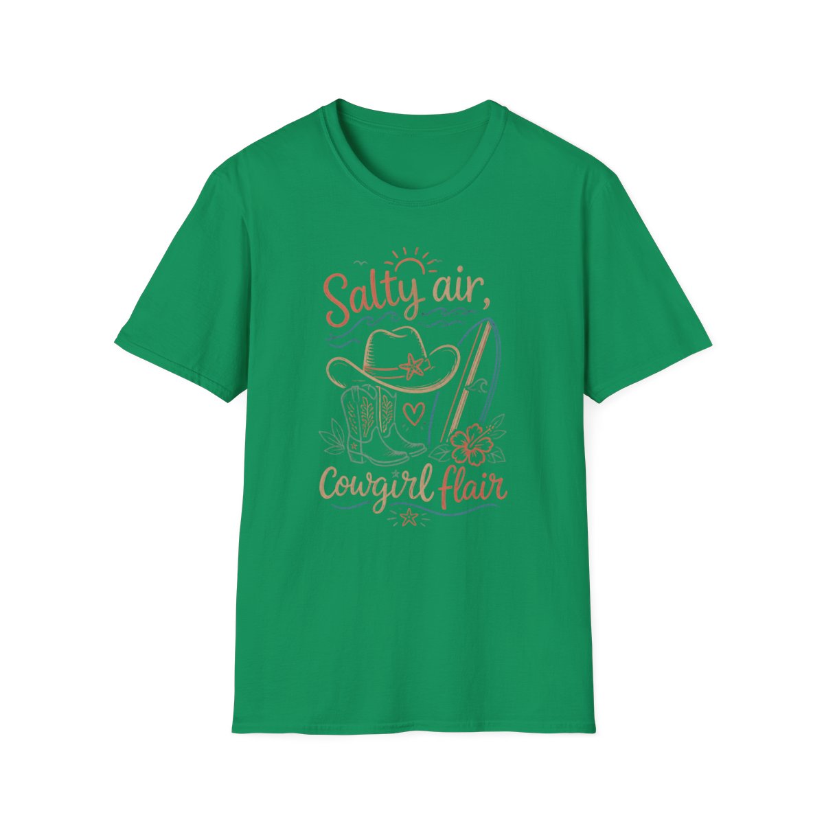 kelly green front mockup