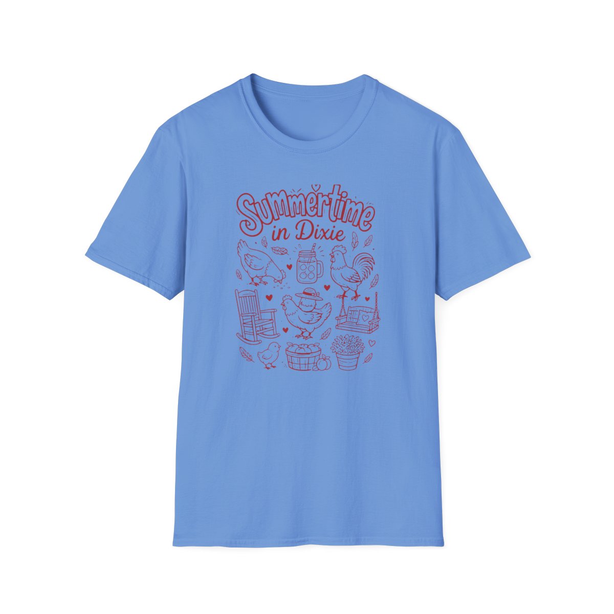 carolina blue front mockup