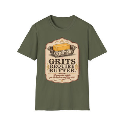 military green front mockup