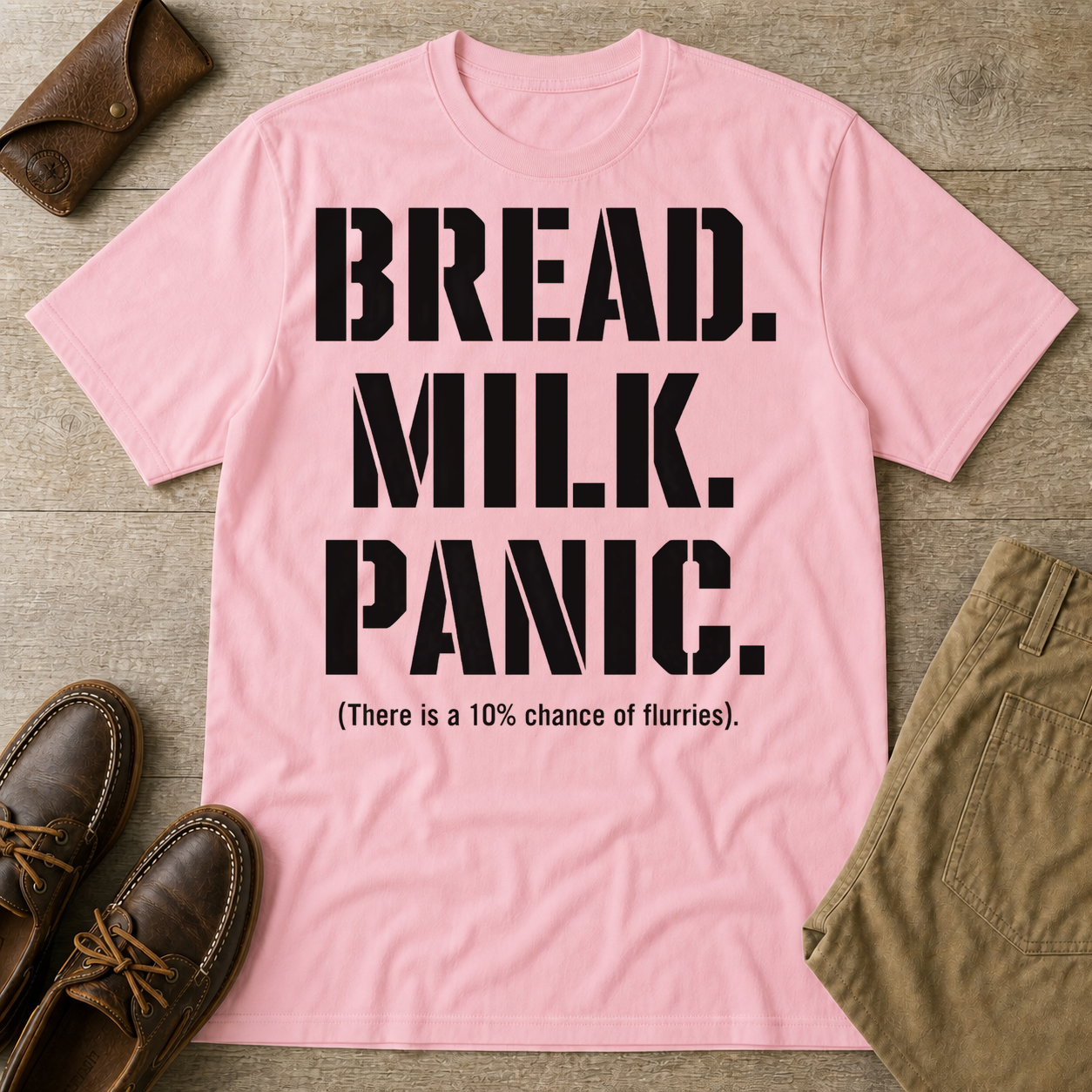 Light Pink custom flatlay mockup