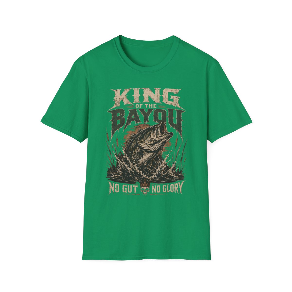 kelly green front mockup