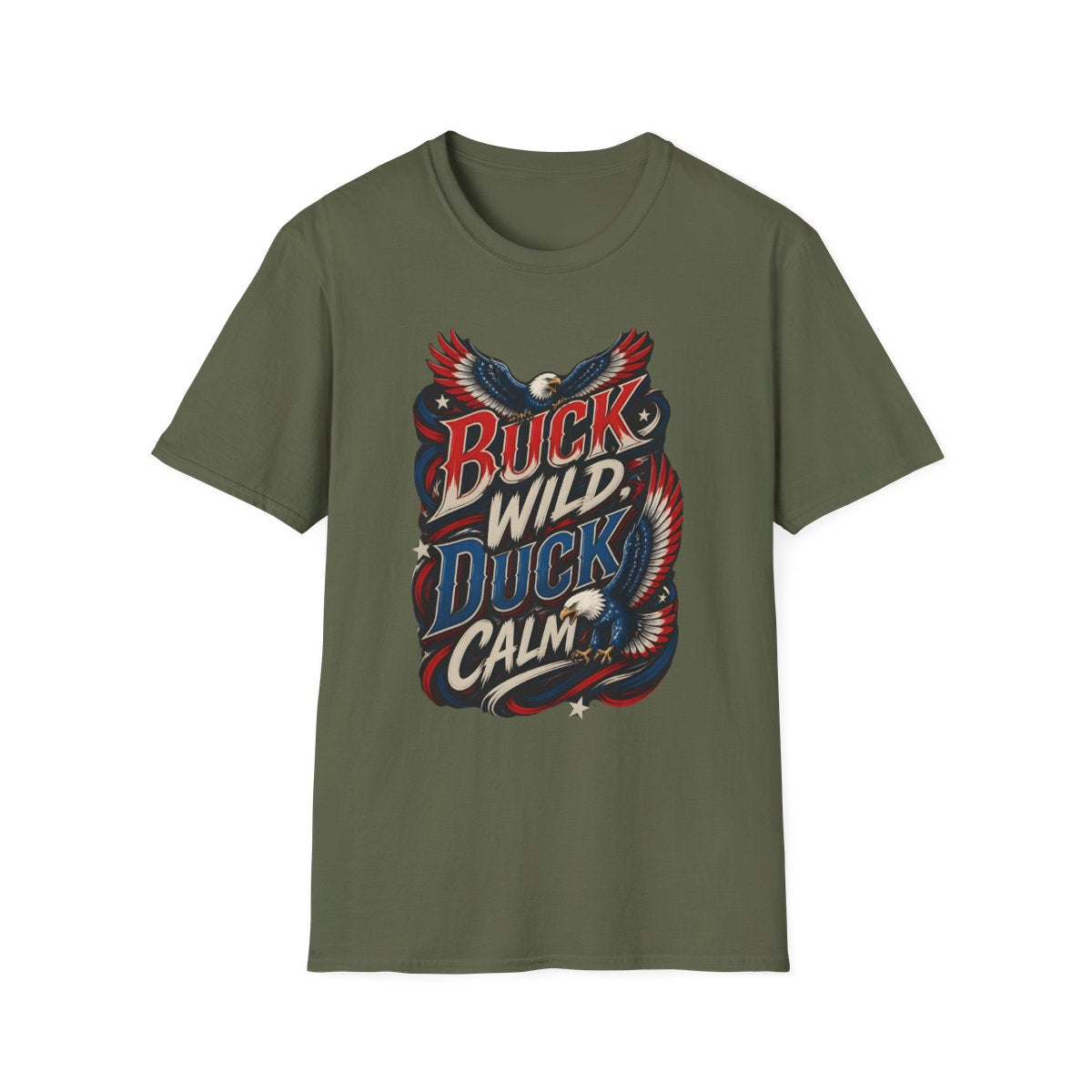 military green front mockup