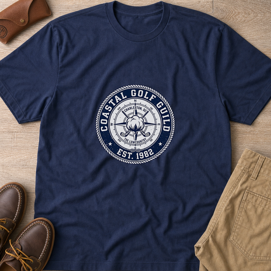 Coastal Golf Guild Charleson Vintage Golf Club T-Shirt