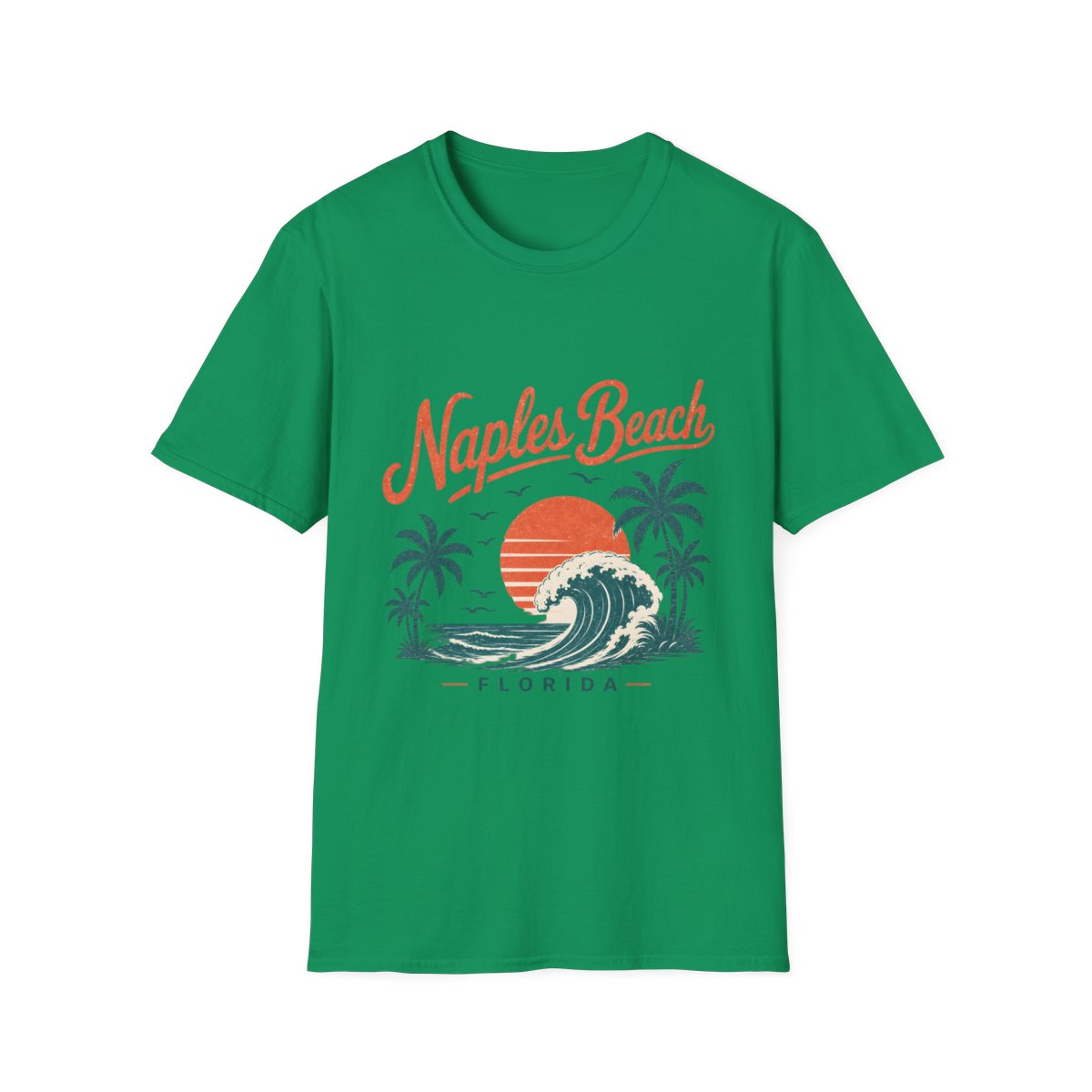 kelly green front mockup