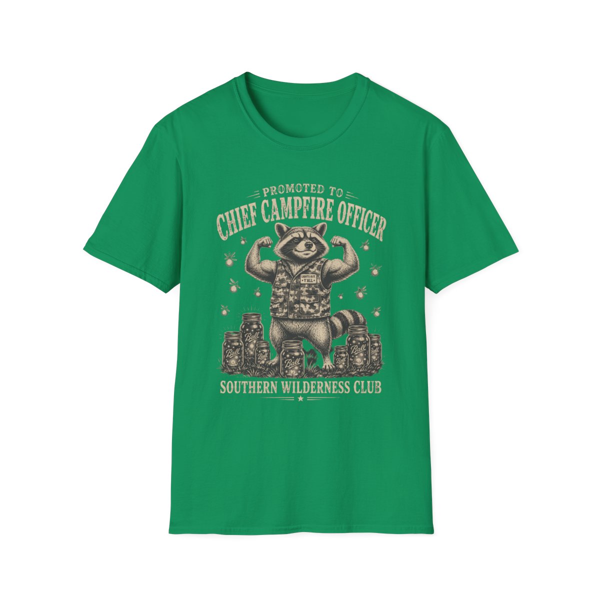 kelly green front mockup
