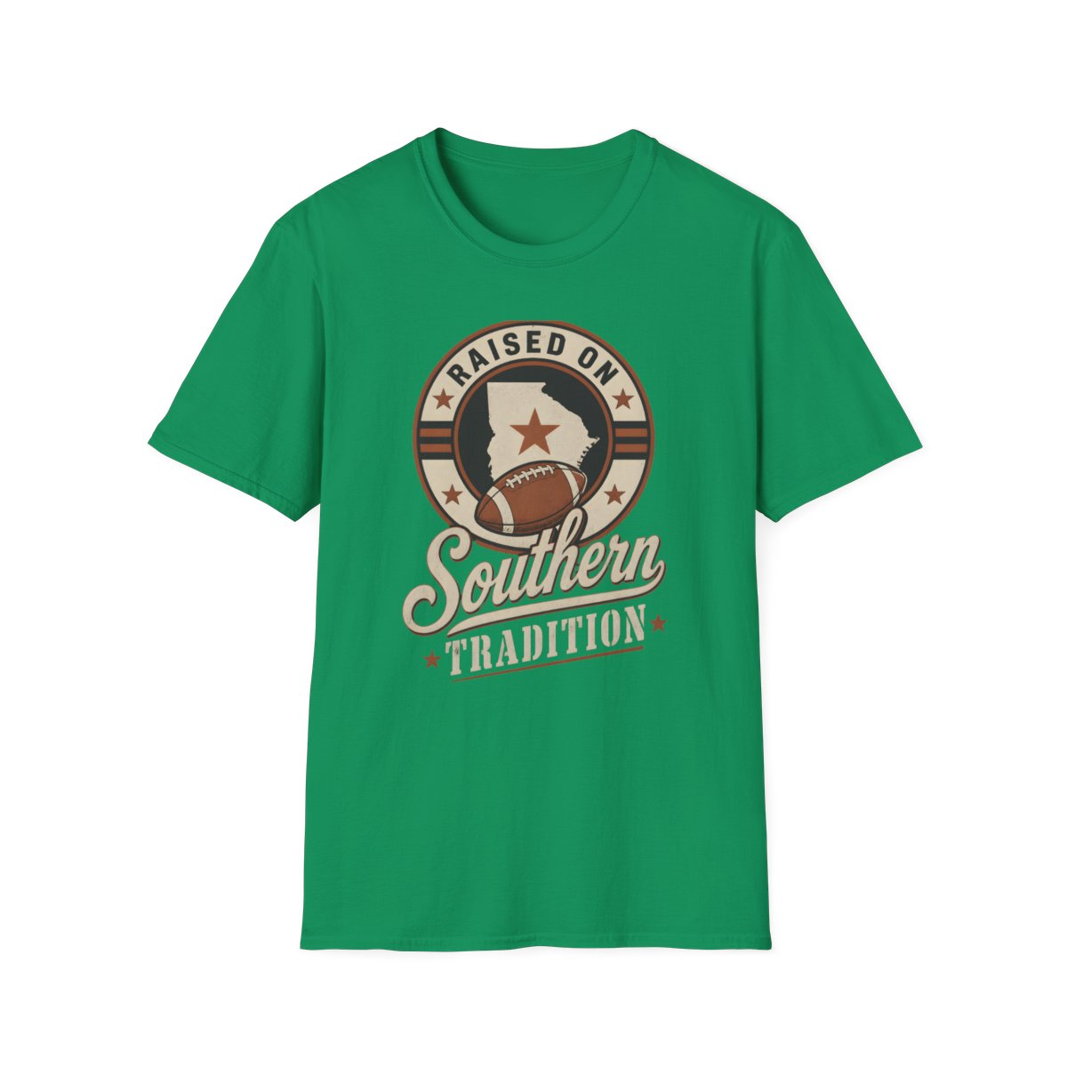 kelly green front mockup