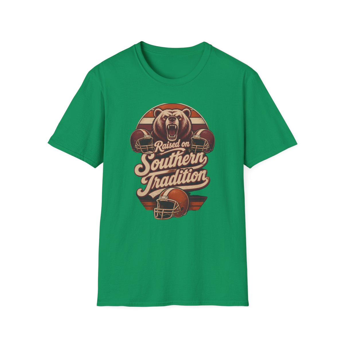 kelly green front mockup