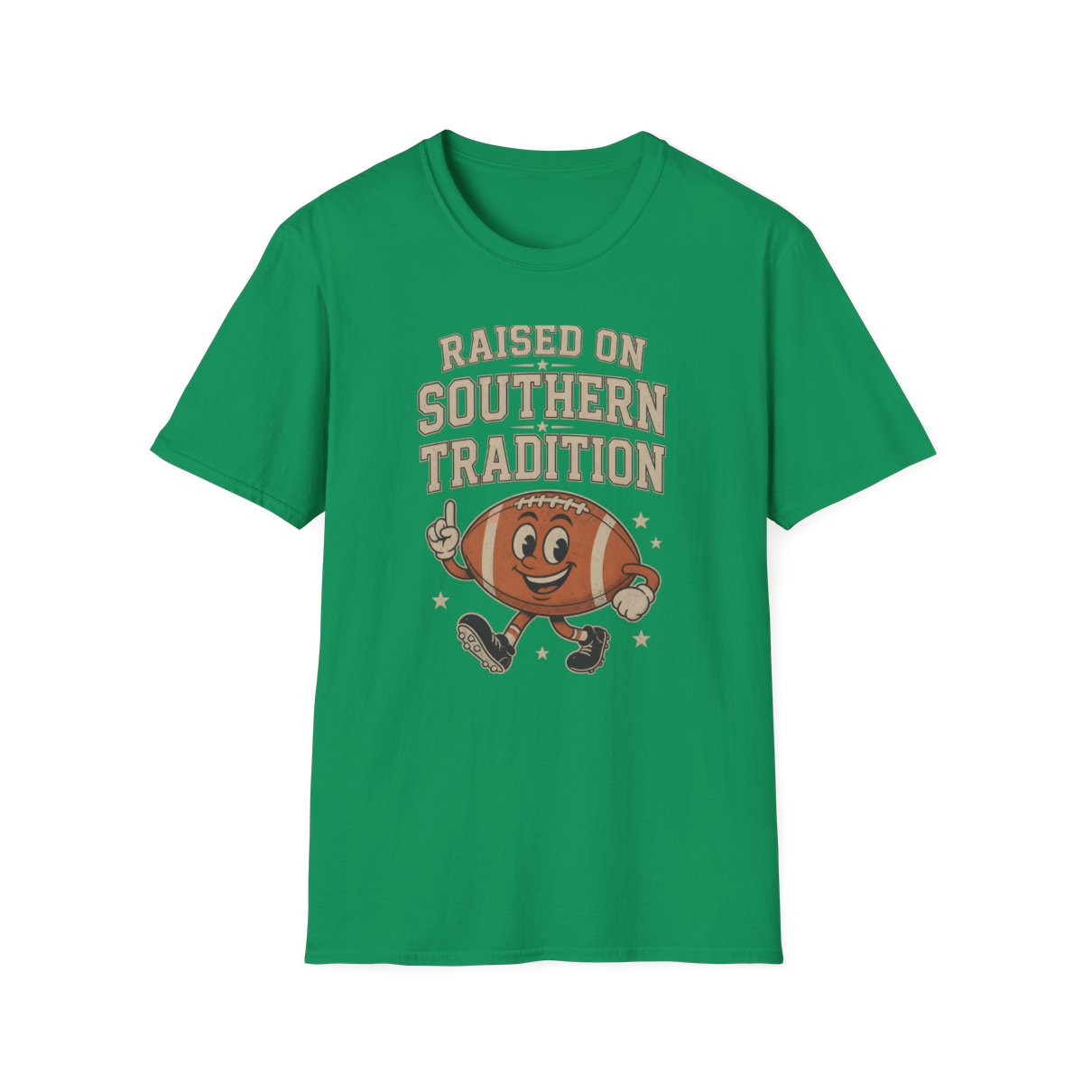 kelly green front mockup