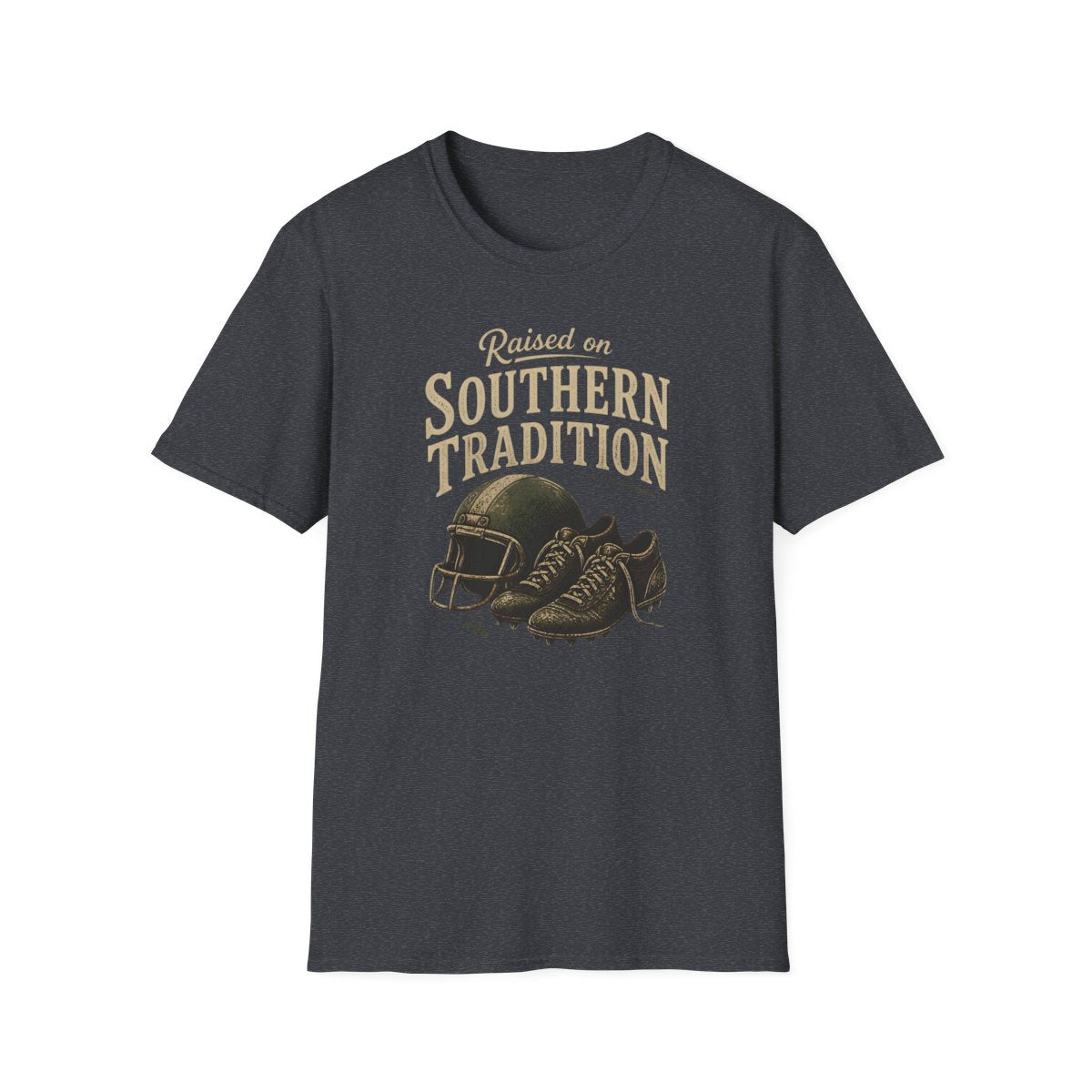 dark heather grey front mockup
