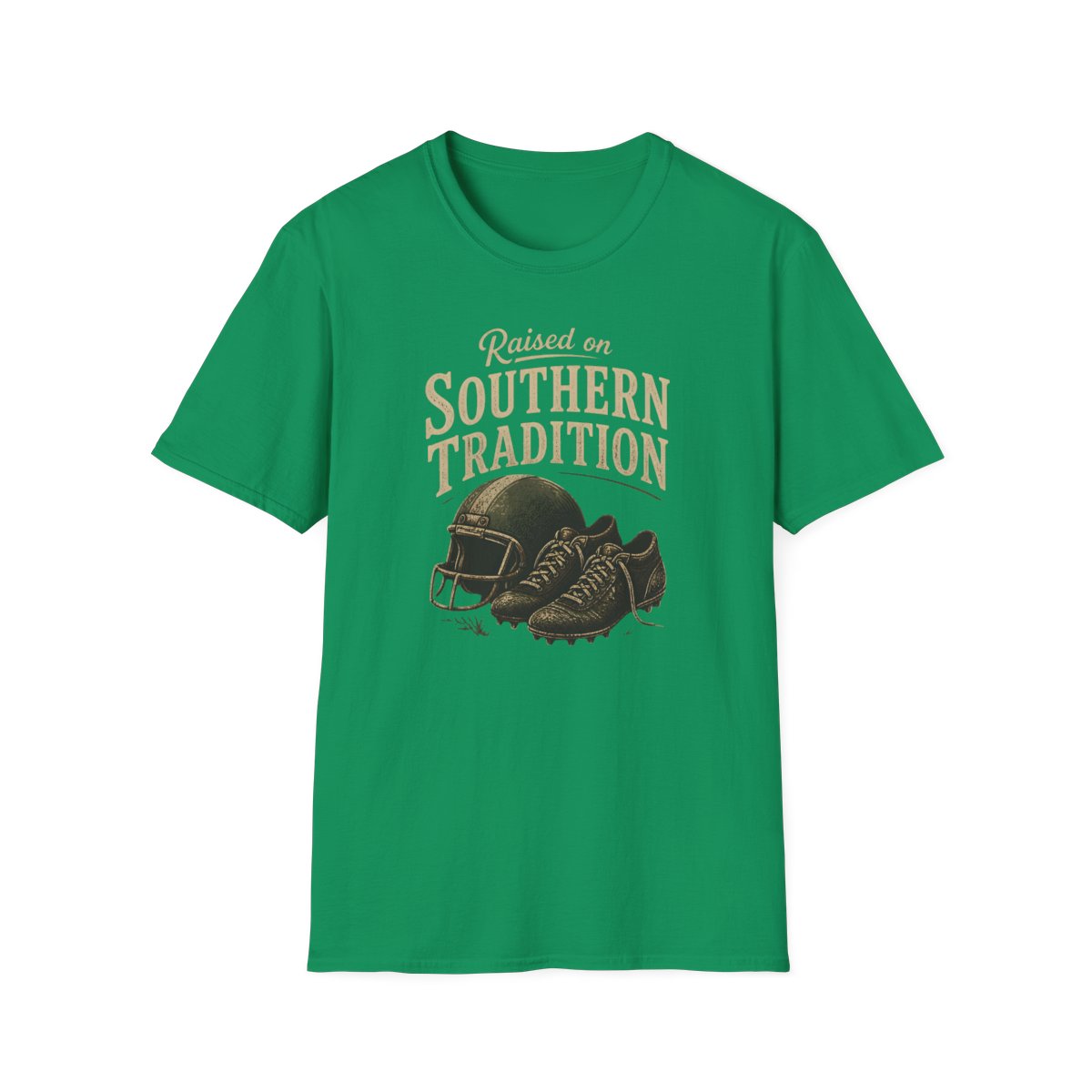 kelly green front mockup