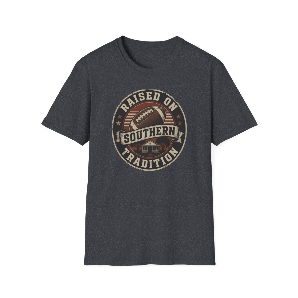 dark heather grey front mockup