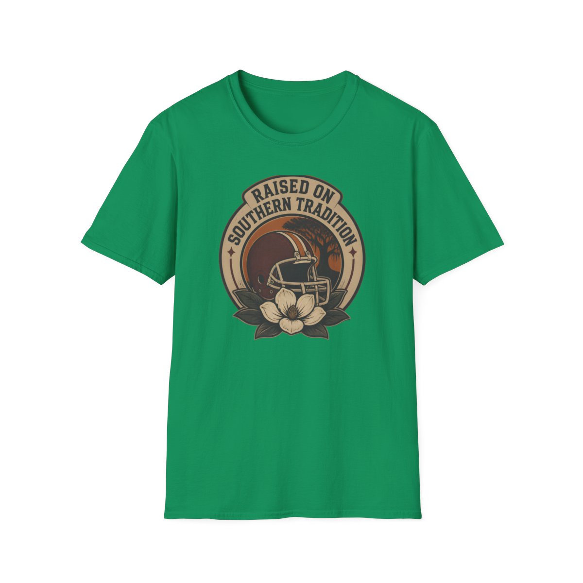kelly green front mockup