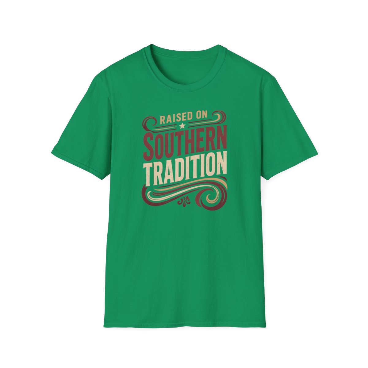 kelly green front mockup