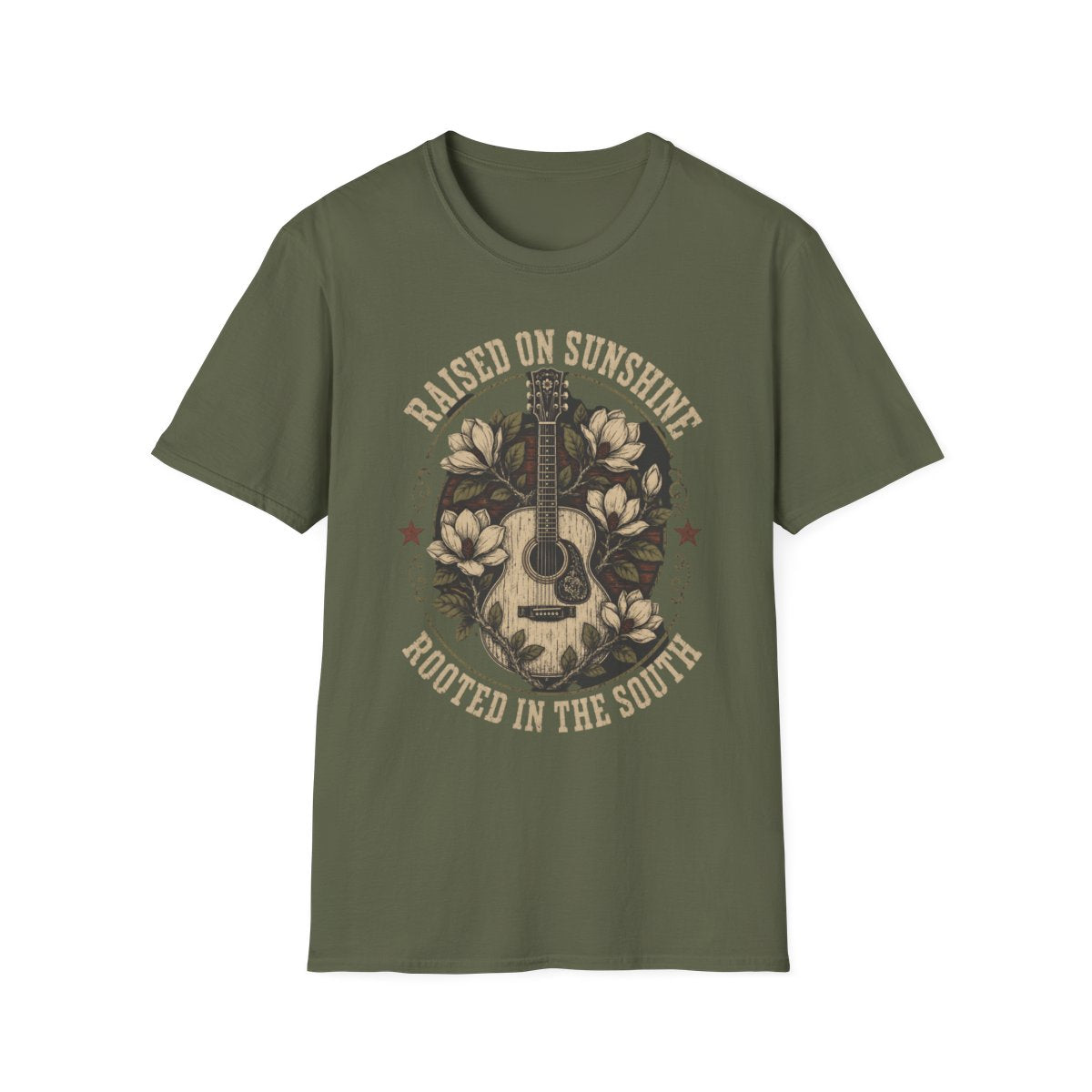 military green front mockup
