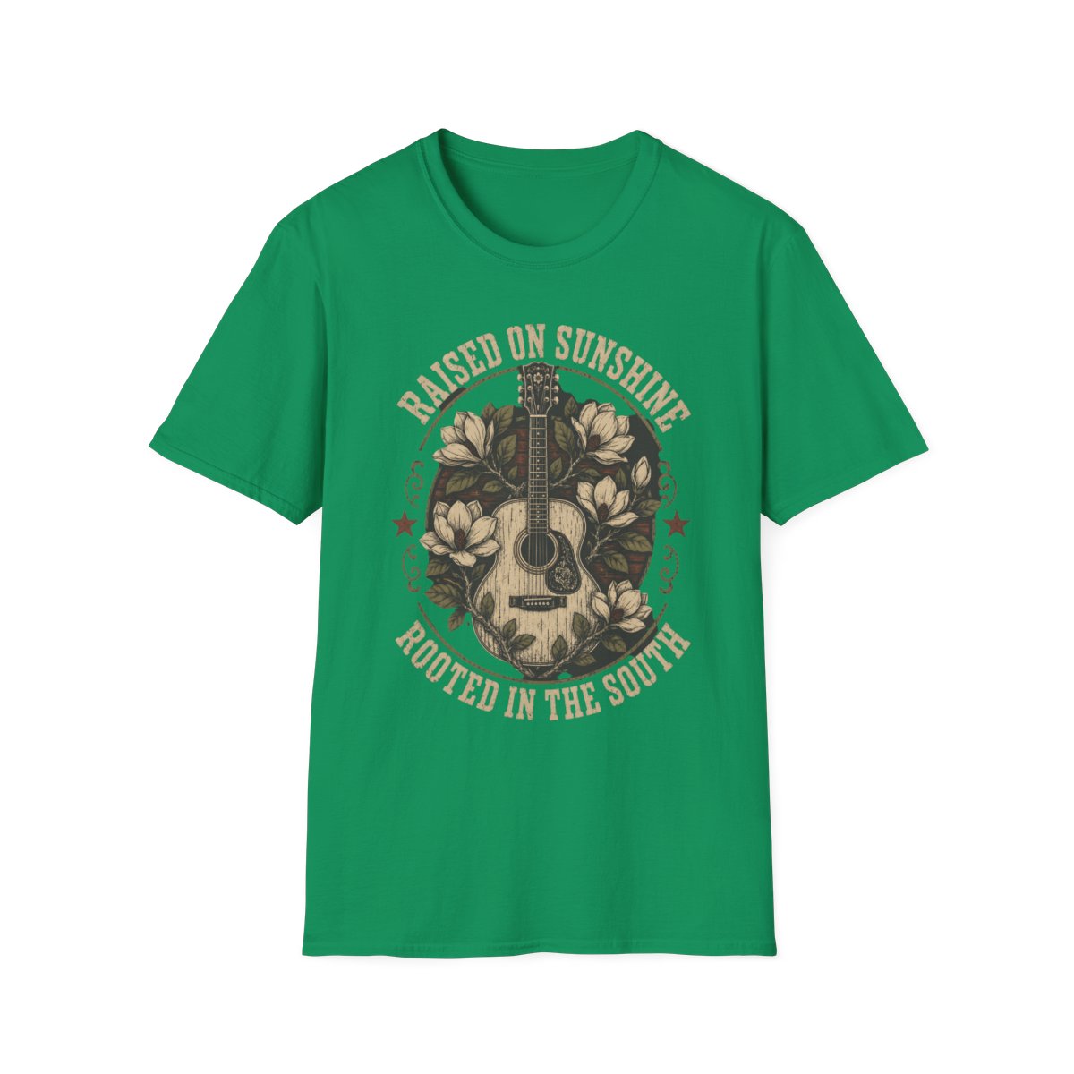 kelly green front mockup