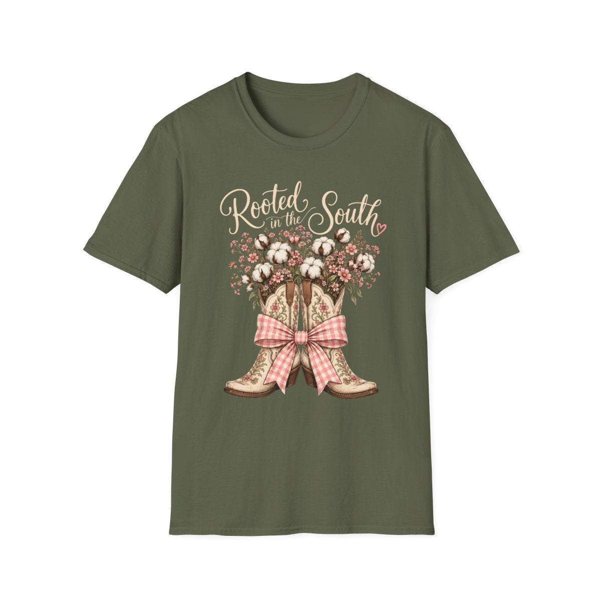 military green front mockup